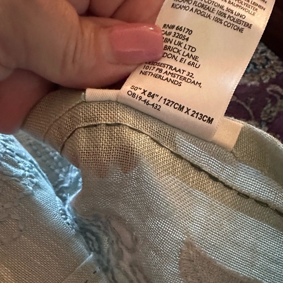 Anthropologie Manette Embroidered Curtain Panel - Picture 8 of 8